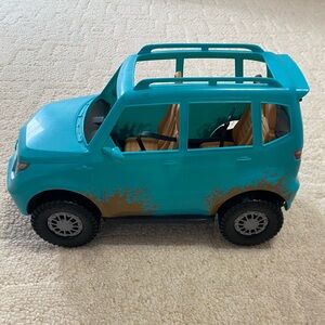 Mattel Barbie Teal and Brown Off-Road SUV